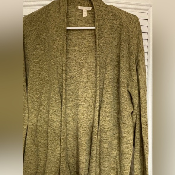 Eileen Fisher Sage Green Open Front Cardigan - Picture 3 of 5